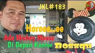 Horeee...Ada Mickey Mouse Di Depan Kantor Bossqu|| JKL#183