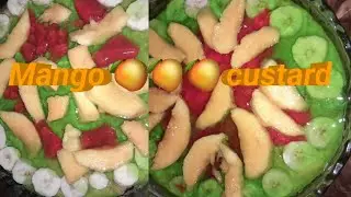 mango custard|fruit trifle|lab e sheereen|shag's Cooking Mania