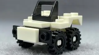 **Hypnotic White Mini Hummer LEGO Build - 3:22 ASMR Timelapse (24 Bricks, No Talking)**