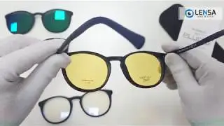 Unboxing rame ochelari de vedere unisex clip-on THEMA U-220 M04 &ndash; LENSA.RO