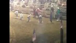Jessica playing BULL Hula Hoop Ring Toss