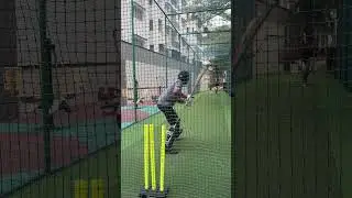 Practising at nets #cricketlover