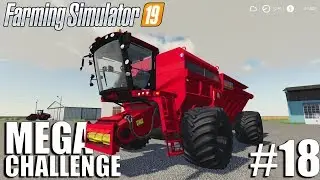 MEGA Equipment Challenge 2.0 | Timelapse #18 | Nebraska Map | FS19 | Farming Simulator 19