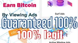 Watching ads to earn FREE Satoshi