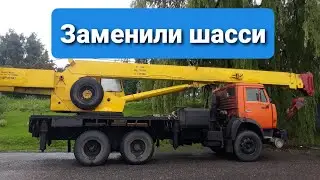 Крановую установку КС-4572 переставили на новое шасси.