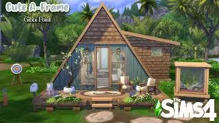 Cute A-Frame | Sims 4 Speed Build (No CC)