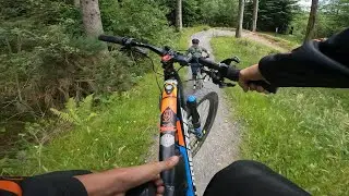 Mabie forest, Scotland! Overlooked trail gem! #mtb #ebike #couplegoals #bike #bikecouple