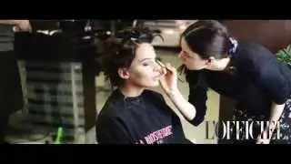 Anna Andres for L'Officiel Ukraine [Cover story backstage]