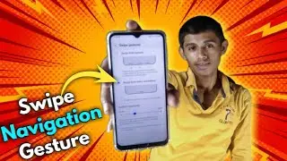 How To Change Swipe Navigation Buttons On Samsung A13⚡Side Swipe Gesture Navigation Bar