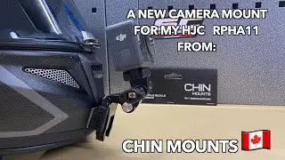 New camera mount for my HJC Rhpa 11 from that Canadian Company 🇨🇦 