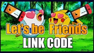 Pokemon Sword and Shield How to use Link Codes ( Let's Be Friends )