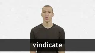 How to pronounce VINDICATE in American English
