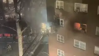 Elderly man dead after fire at Bronx apartment building