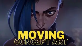 CONCEPT ART THAT MOVES | ARCANE | Animation Fan Reaction