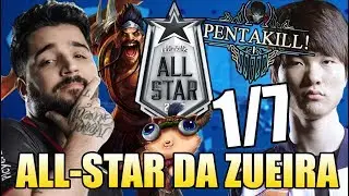 BRTT DE DRAVEN NO X1, FAKER FEEDANDO E PENTA DE JHIN | ALL-STAR DA ZUEIRA