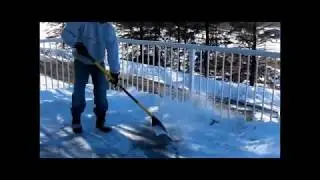 The SnowPlow Snow Pusher  18in.W Model# 14A7A5BA011