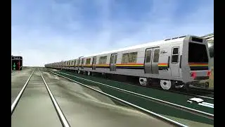 Openrails Línea 2 metro de caracas Tren Alstom S1 Repotenciado desde Antimano hasta Las adjuntas