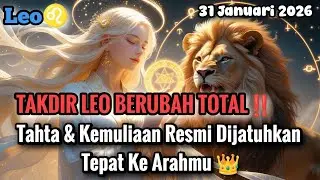 Leo♌ TAKDIR LEO BERUBAH TOTAL‼️ Tahta & Kemuliaan Resmi Dijatuhkan Tepat Ke Arahmu 👑 Jan 2026