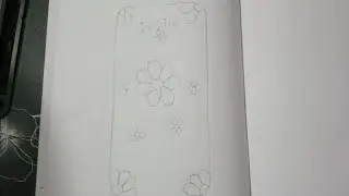 How To Draw a Simple & Easy Phone Wallpaper🤳| Beginner Friendly Tutorial | Aesthetic Phone Wallpaper