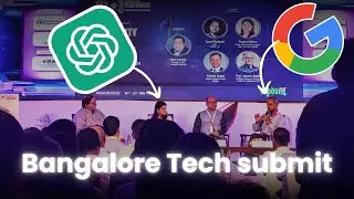 Google research head disagreed with Infosys co founder Nandan ! Day 1 - vlog