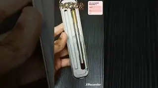 Parker Vector Gold trim pen review😱 mrp rs650/-#pens#pentech