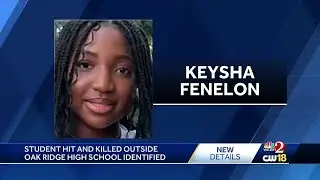 Student hit, killed outside Oak Ridge High School identified