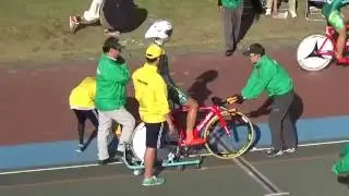 治田１位！五味３位！自転車競技　岩手国体　少年男子1ｋｍタイム・トライアル決勝21組目　新潟　三重