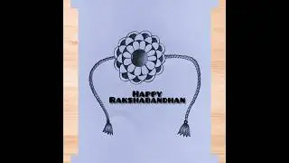 How to draw rakhi very easy #shorts #rakshabandhan #rakhi #rakhispecial #pencildrawing #sketch #art