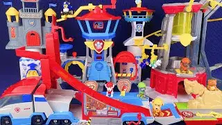 10 Minutes Satisfying with Unboxing Paw Patrol Super Tower Play Set ASMR | Review Toys