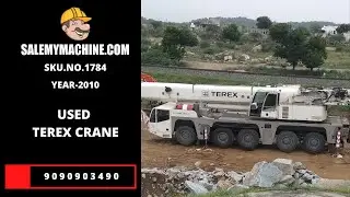 USED CRANE FOR SALE l USED TEREX TYRE MOUNTED CRANE FOR SALE l SALEMYMACHINE