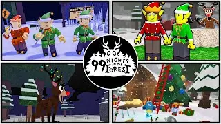 New CHRISTMAS UPDATE [ Save All Elves ] in 99 Nights in the Forest!
