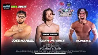Jose Manuél vs Grayson Pierce vs Parker Li DWA Championship