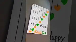 How To Make Republic Day Card 2026 🇮🇳 #shortsvideo #shorts #republicday2026 #republicdaycard #diy