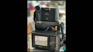Sharp video camera  vl hl3 +goldstar 6631 potable tv