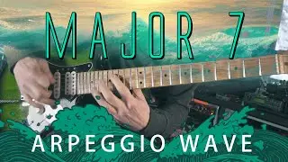 Wild Major 7 arpeggio wave  – Guitar Lesson – Animated Licks of Mika Tyyskä Ep33