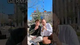 How similar are Swiss German and German from Germany? 🤔 #germanlanguage #swissgerman #funny