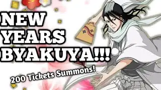 New Years Byakuya Summons! | Bleach Mobile 3D