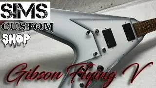 Gibson Flying V guitar - Custom paint job by Sims Guitar Refinishing