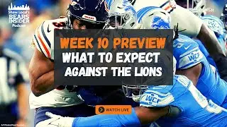 Shaw Local's Bears Insider Podcast -- Bears vs. Lions preview