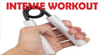 intense hand gripper workout at home