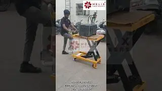 Manual scissor lift table manufacturer | Helix Engineers #shots #hydraulic call: 9913116804