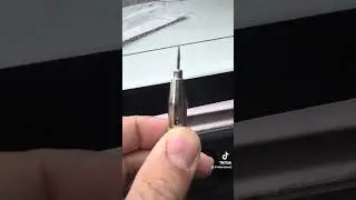 How to repair your car rear window heater lines.