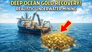Deep Ocean Gold Recovery: Realistic Underwater Mining Mission Finds Hidden Treasure