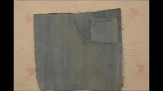 Como fazer bolso de calça jeans