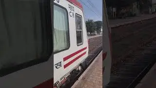 Railway Officer GM/DRM/CRS/Safety Team Inspection Car#train #railway#shorts