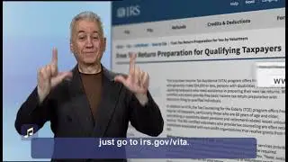 ASL: Do-It-Yourself Free Tax Preparation (Captions & Audio)