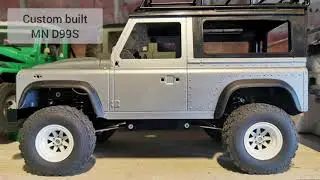 Custom MN D99S - 1/12 Land Rover Defender - WPL axles - RBR/C shocks