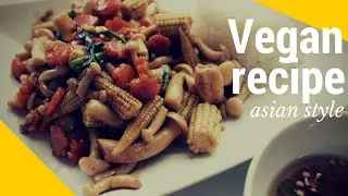 Vegetar wok - vegan recipe - vegetarian food Asian style