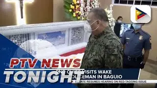 PNP Chief Sinas visits wake of slain policeman in Baguio