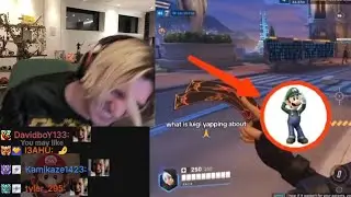 xQc Dies Laughing At Luigi RAGE In Overwatch